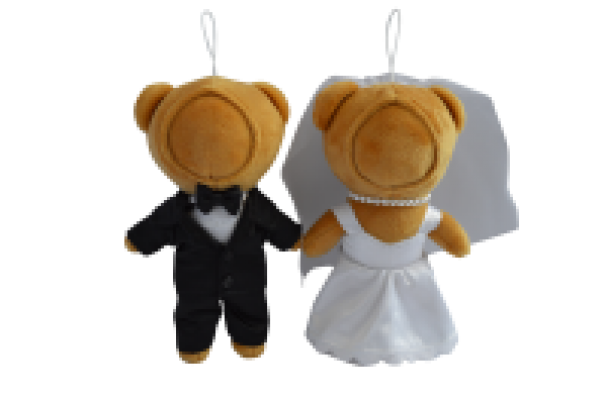 Buy Customized Wedding Bear Couples Plush Toys in USA