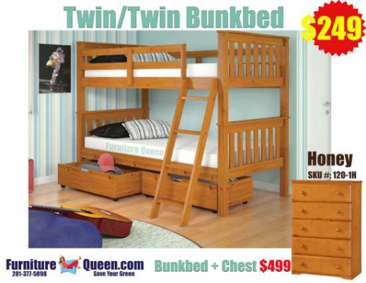 *honey mission bunk bed!